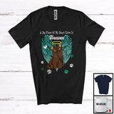 MacnyStore - A Big Piece Of Heart Lives In Heaven, Lovely Memories Burmese Cat Owner Lover, Family Group T-Shirt