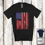 MacnyStore - American Flag Baseball, Proud 4th Of July USA Flag Sport Player Playing Team, Patriotic Group T-Shirt