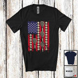 MacnyStore - American Flag Tennis, Proud 4th Of July USA Flag Sport Player Playing Team, Patriotic Group T-Shirt