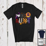 MacnyStore - Aunt, Creepy Halloween Costume Witch Boo Ghost Lover, Pumpkin Matching Family Group T-Shirt