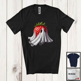 MacnyStore - Boo Ghost Strawberry Costume, Amazing Halloween Fruit Lover, Matching Vegan Family Group T-Shirt