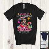 MacnyStore - Boring Without Me, Lovely Summer Vacation Corgi Sunglasses, Matching Corgi Owner Lover T-Shirt