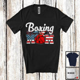 MacnyStore - Boxing Mom, Amazing Mother's Day 4th Of July American Flag Headband, Sport Player Patriotic T-Shirt