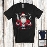MacnyStore - Carpenter Santa, Awesome Christmas Santa Sunglasses, Snowing Matching Careers Group T-Shirt