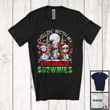 MacnyStore - Chillin' With My 5th Grade Snowmies; Amazing Christmas Three Teacher Snowman; X-mas Group T-Shirt