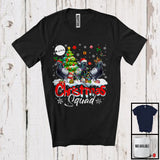 MacnyStore - Christmas Squad; Adorable Pigeon X-mas Tree Snowing; Pigeon Bird Matching Family Group T-Shirt