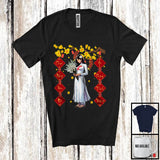 MacnyStore - Chuc Mung Nam Moi; Lovely Vietnamese Lunar New Year Snake; Ao Dai Costume Girl Family T-Shirt
