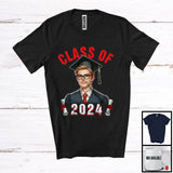 MacnyStore - Class Of 2024, Proud Graduation Graduate Men Boy, Matching School Student Group T-Shirt