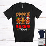 MacnyStore - Cookie Baking Team; Lovely Christmas Three Gingerbread; Baker Baking Family Group T-Shirt