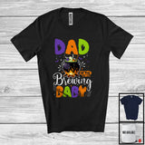 MacnyStore - Dad Of The Brewing Baby, Humorous Pregnancy Announcement Halloween Witch, Family T-Shirt