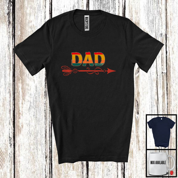 MacnyStore - Dad, Adorable Father's Day Vintage Lover, Matching Proud Dad Family Group T-Shirt