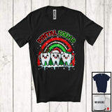 MacnyStore - Dental Squad; Awesome Christmas Plaid Three Reindeer Santa Elf Tooth; Rainbow Dentist T-Shirt