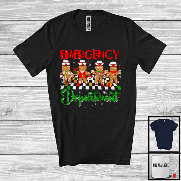 MacnyStore - Emergency Department; Wonderful Christmas Four Gingerbreads; Emergency Room Nurse Group T-Shirt