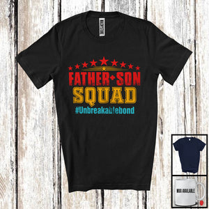 MacnyStore - Father Son Squad, Awesome Father's Day Vintage Lover, Matching Dad Family Group T-Shirt