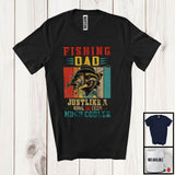 MacnyStore - Fishing Dad Definition Normal Dad Except Much Cooler, Cute Vintage Retro Father's Day, Family T-Shirt
