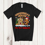 MacnyStore - Gingerbread House Project Manager; Amazing Christmas House Santa Cookie; Baker Baking T-Shirt