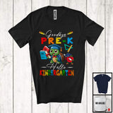MacnyStore - Goodbye Pre-K Hello Kindergarten, Adorable First Last Day Of School Turtle, Summer Graduate T-Shirt