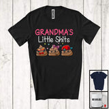 MacnyStore - Grandma's Little Sh*ts, Humorous Mother's Day Poops, Grandson Granddaughter Family Group T-Shirt
