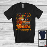 MacnyStore - Grateful Thankful Blessed Granny; Wonderful Thanksgiving Turkey Pumpkin On Pickup Truck; Family T-Shirt