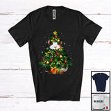 MacnyStore - Guinea Pig Christmas Tree Cosplay; Merry X-mas Guinea Pig Animal Lover; Snowing Family Group T-Shirt