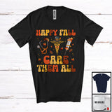 MacnyStore - Happy Fall Care Them All; Wonderful Thanksgiving Three Nurse Tools Lover; Jobs Careers T-Shirt