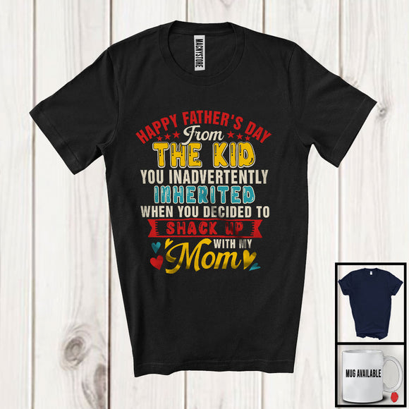 MacnyStore - Happy Father's Day From The Kid, Amazing Father's Day Vintage Lover, Daddy Family Group T-Shirt