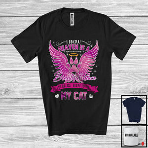 MacnyStore - Heaven Is A Beautiful Place They Have My Cat, Lovely Cat In Heaven, Wings Memories T-Shirt