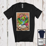 MacnyStore - Hummingbird Glasses Reading Book Coffee, Lovely Bird Flowers, Books Nerd Reader Lover T-Shirt