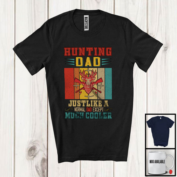 MacnyStore - Hunting Dad Definition Normal Dad Except Much Cooler, Cute Vintage Retro Father's Day, Family T-Shirt