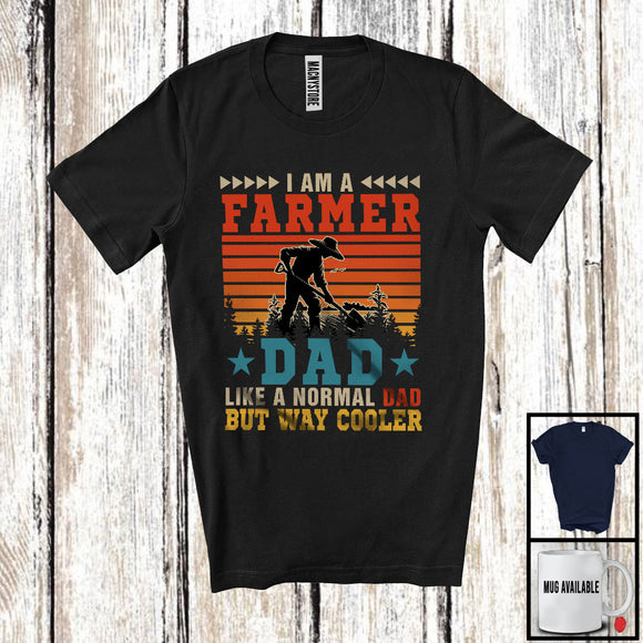 MacnyStore - I Am A Farmer Dad Definition Cooler, Wonderful Father's Day Vintage Retro, Proud Careers T-Shirt