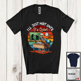 MacnyStore - I'll Wait Until It's Quiet; Sarcastic Halloween Skeleton Scary; Teaching Teacher Vintage Retro T-Shirt