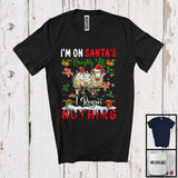 MacnyStore - I'm On Santa's Naughty List I Regret Nothing, Lovely Christmas Santa Sheep Animal, Farmer T-Shirt