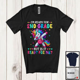 MacnyStore - I'm Ready For 2nd Grade Ready For Me; Humorous Back To School Dabbing Unicorn; Students T-Shirt