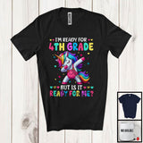 MacnyStore - I'm Ready For 4th Grade Ready For Me; Humorous Back To School Dabbing Unicorn; Students T-Shirt