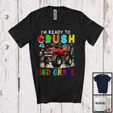 MacnyStore - I'm Ready To Crush 3rd Grade, Colorful First Day Of School Monster Truck, Students Group T-Shirt
