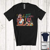 MacnyStore - In My Retirement Era, Humorous Retired Women Drinking Wine, Flowers Drunker Family Group T-Shirt