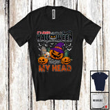 MacnyStore - It's Always Halloween Inside My Head; Scary Witch Carved Pumpkin; Matching Family Group T-Shirt