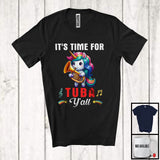 MacnyStore - It's Time For Tuba Y'all; Adorable Unicorn Playing Tuba; Musical Instruments Player T-Shirt