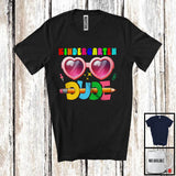 MacnyStore - Kindergarten Dude; Adorable Back To School First Day Pink Sunglasses; Girls Students Teacher T-Shirt