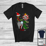 MacnyStore - LOVE Dentist; Fantastic Christmas Leopard Plaid Ornaments; Proud Jobs Careers Group T-Shirt