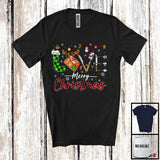 MacnyStore - LOVE Merry Christmas; Proud Plaid X-mas Santa Elf Reindeer Lunch Lady Tools; Jobs Careers T-Shirt