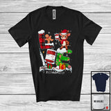 MacnyStore - LOVE Phlebotomist Life; Awesome Christmas Reindeer Phlebotomist Tools; Plaid Proud Jobs T-Shirt