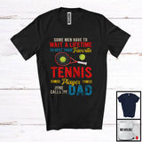 MacnyStore - Meet Their Favorite Tennis Player Mine Calls Me Dad, Proud Father's Day Sport, Vintage Family T-Shirt
