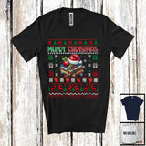 MacnyStore - Merry Christmas; Amazing Christmas Sweater Santa Teacher Lover; Matching X-mas Group T-Shirt