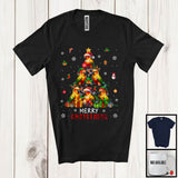 MacnyStore - Merry Christmas; Lovely Santa Reindeer Elf Sun Conure X-mas Tree; Bird Sun Conure Animal Lover T-Shirt
