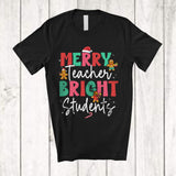 MacnyStore - Merry Teacher Bright Students; Amazing Christmas Gingerbread Lover; Students Teacher Group T-Shirt