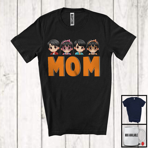 MacnyStore - Mom, Adorable Mother's Day Son Daughter, Matching Mom Family Group T-Shirt