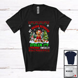 MacnyStore - My Golden Retriever Stolen My Christmas Sweater; Lovely Santa Animal X-mas Tree Snowing T-Shirt