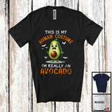 MacnyStore - My Human Costume I'm Really An Avocado; Lovely Halloween Avocado Fruit; Vegan Family T-Shirt