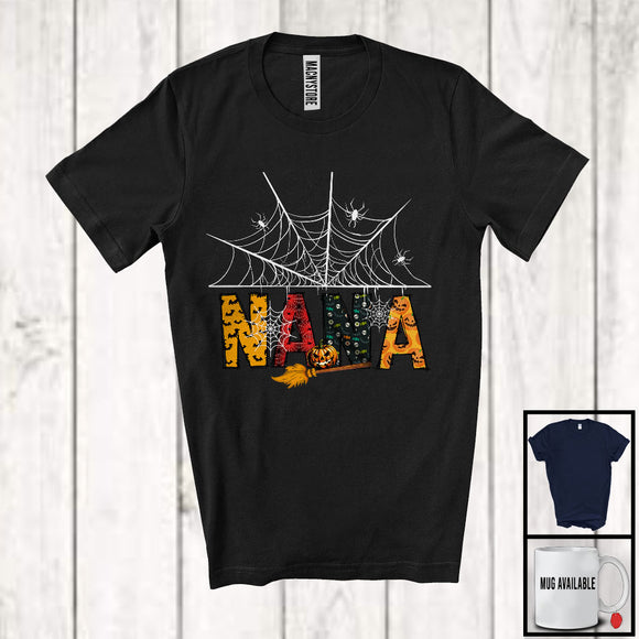 MacnyStore - Nana, Scary Halloween Costume Spider Pumpkins Lover, Matching Family Group T-Shirt